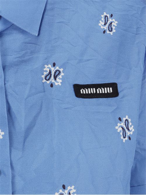 Camicia bandana MIU MIU | MK195117XXF061M